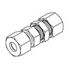 Tompkins Hydraulic Fitting-Metric CompressionL42(52X2.0) UNION BULKHEAD MC6026-L42-L42